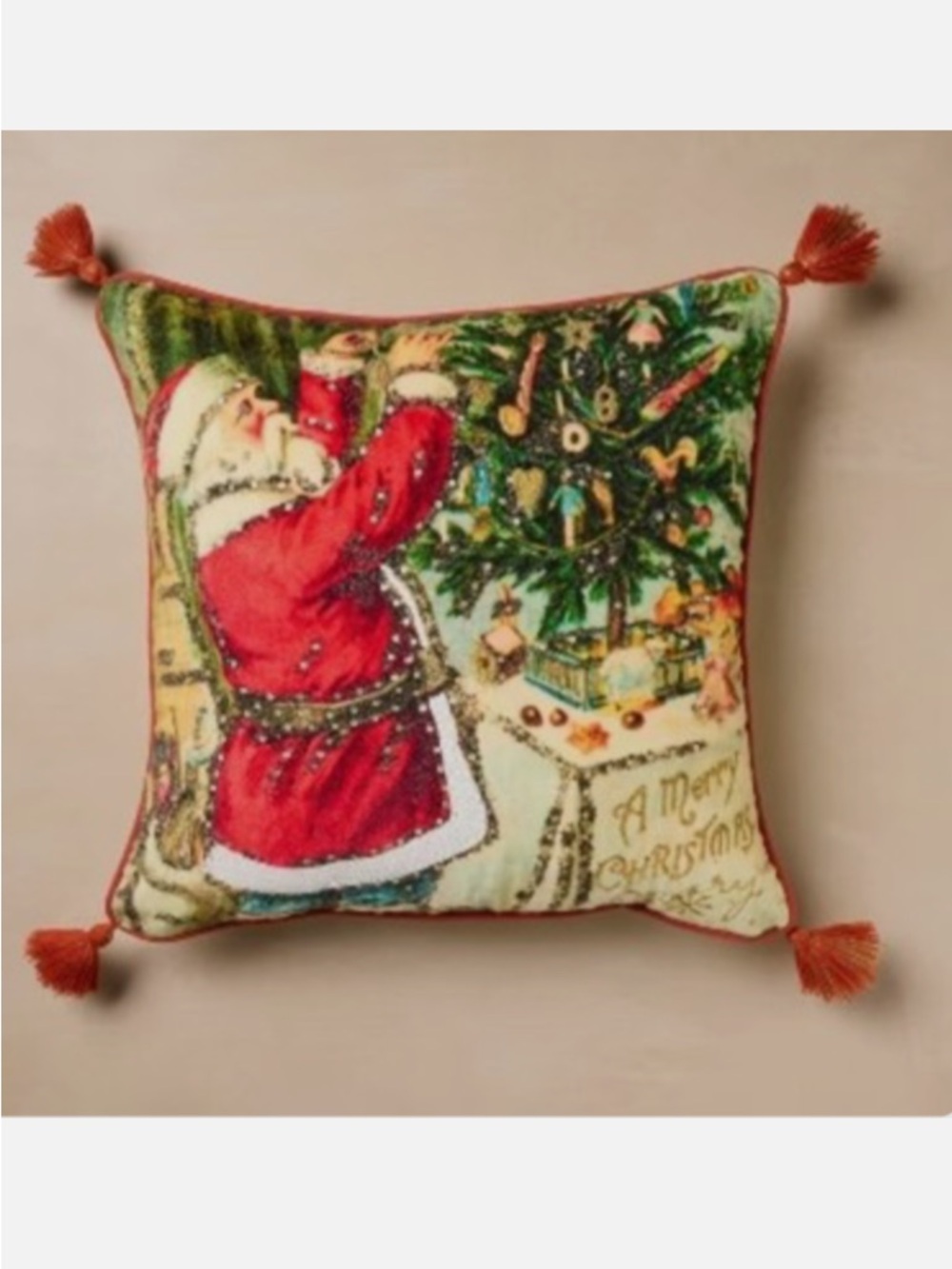 Santa Pillow from John Derian